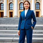 패션 코디네이터의 패션 매거진 활용법 - **

"A successful female entrepreneur in Moscow, wearing a stylish yet modest business suit, standin...