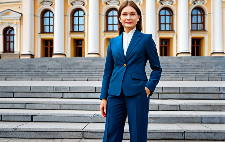 패션 코디네이터의 패션 매거진 활용법 - **

"A successful female entrepreneur in Moscow, wearing a stylish yet modest business suit, standin...