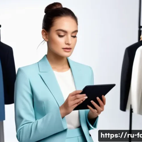 패션 코디네이터 연봉과 경력의 상관관계 - A dynamic and inspiring scene of a young, enthusiastic female fashion coordinator, in her early twen...