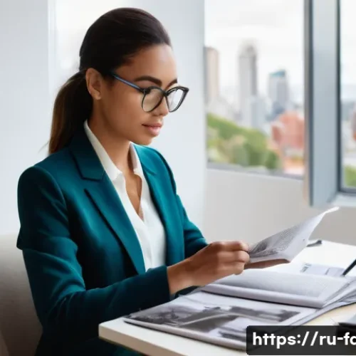 패션 코디네이터 추천 온라인 강의 - **Prompt:** A stylish young woman, approximately 28-32 years old, sits focused at a sleek, modern de...